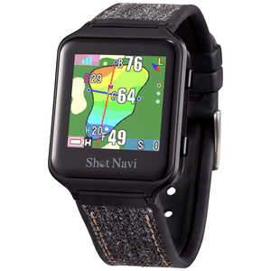 ショットナビ 腕時計型ゴルフ用GPSナビ AIR EX ブラック AIREXBlack