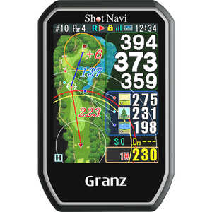 ショットナビ ハンディタイプ GPSゴルフナビ ショットナビ グランツ Shot Navi Granz(43.8×67.5×14mm/ブラック) GRANZ BK Granz-BK