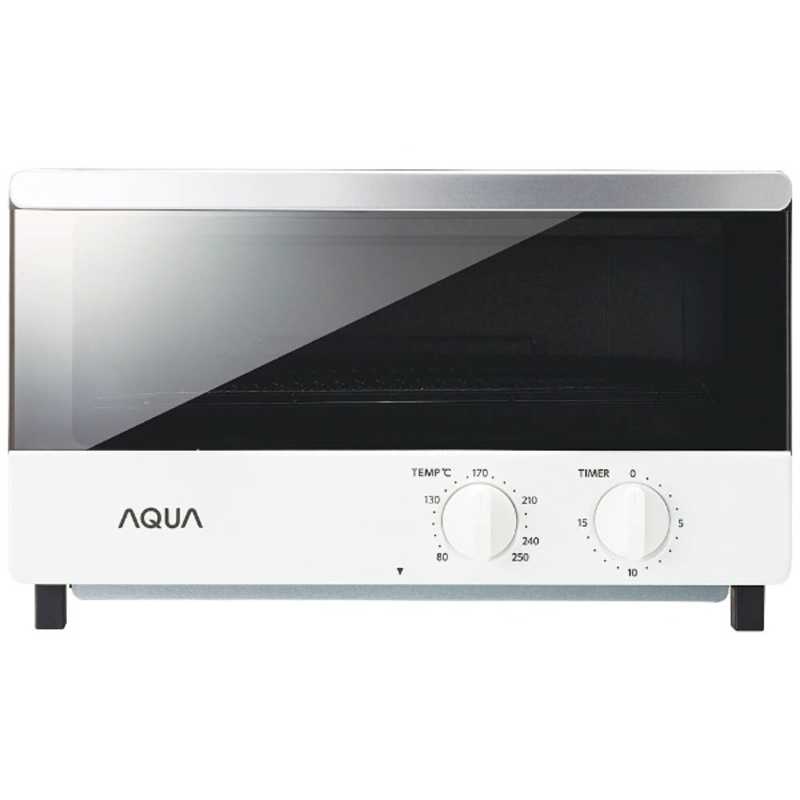 アクア　AQUA アクア　AQUA オーブントースター ホワイト  1200W/食パン2枚   AQT-WA11(W) AQT-WA11(W)