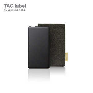TAG label by amadana モバイルバッテリー mobile battery TAGlabel by amadana(タグレーベル バイ アマダナ) AT-MBA62P-BK ブラック【ビックカメラグルｰプオリジナル】