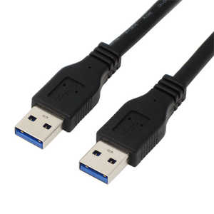 アイネックス USB3.0ケーブル A - A 1.5m U30AA-MM15 ブラック