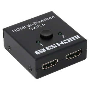 アイネックス HDMI切替器 ブラック [2入力 /1出力 /4K対応 /手動] MSW02