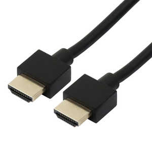 アイネックス HDMIケーブル ブラック [0.5m /HDMI⇔HDMI /スリムタイプ /4K対応] AMC-HDS05