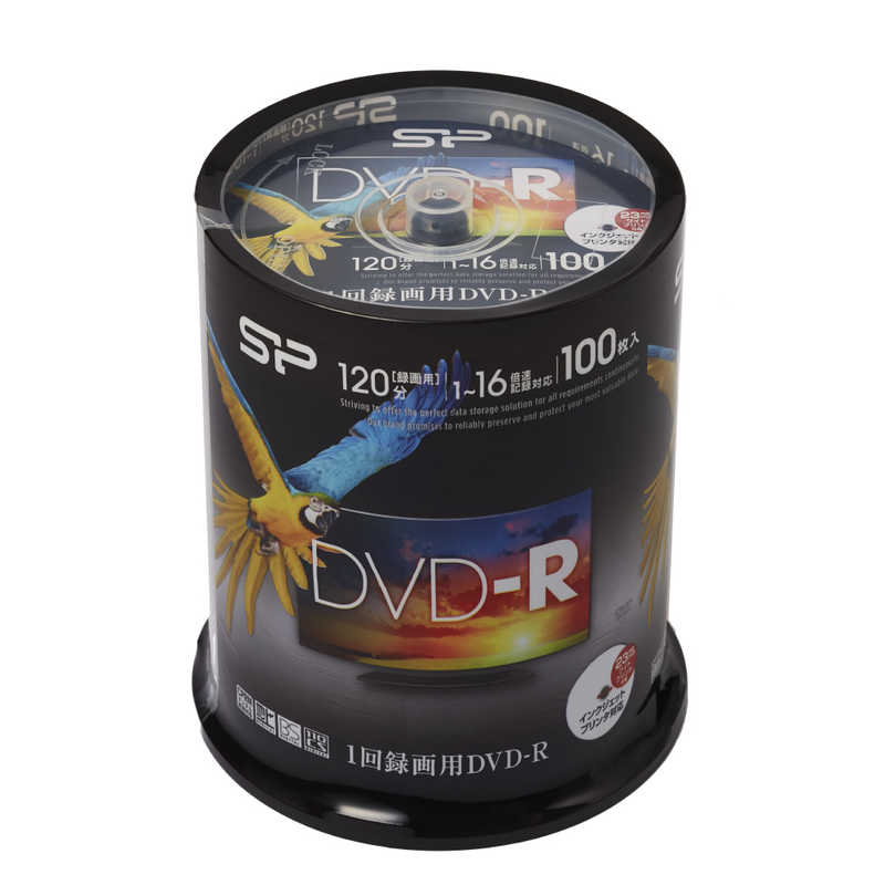 SILICONPOWER SILICONPOWER 録画用DVD-R 4.7GB スピンドルケース100枚 [4.7GB/インクジェットプリンター対応] SPDR120PWC100S SPDR120PWC100S