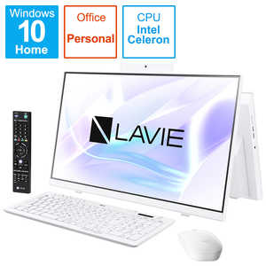 NEC デスクトップパソコン LAVIE Home All-in-one(HA370/RA シングルチューナ搭載)[23.8型/HDD:1TB/メモリ:8GB/2020年春] PC-HA370RAW