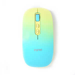 ビジネスハーモニー PrettiE-萌黄 おしゃれ且つ高機能の充電式ワイヤレスマウス、Bluetooth、静音ボタン、3デバイス対応 EGRET ［無線(ワイヤレス) /光学式］ EM23-P3