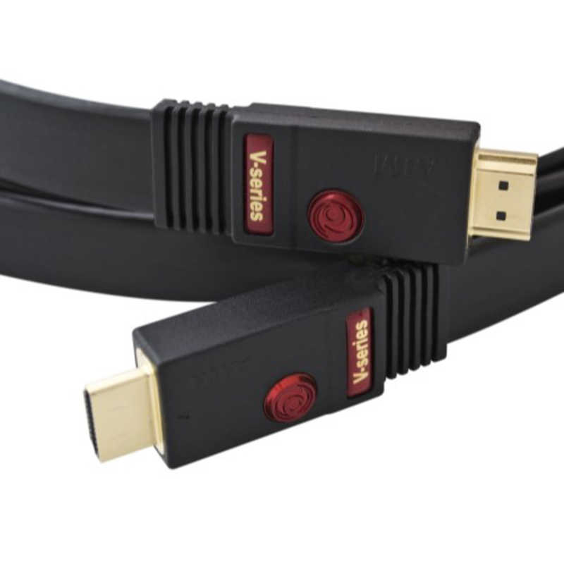 エイム電子 エイム電子 HDMIケーブル ブラック [1.5m /HDMI⇔HDMI /フラットタイプ] FLV-015 FLV-015