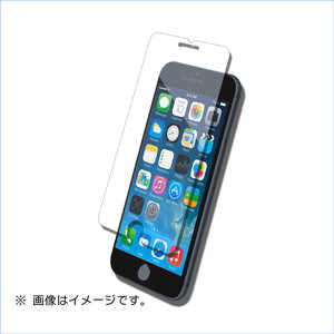 マイキー iPhone8(7)用液晶保護ガラスシートフラットタイプ ハイスタンダードクリアー B03-23301TP