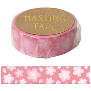 ワールドクラフト マスキングテープ15mm 桜 MT15014