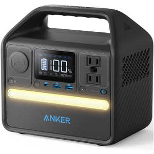 アンカー Anker Japan ポータブル電源 Anker 521 Portable Power Station (PowerHouse 256Wh)  [256Wh /6出力 /ソーラーパネル(別売)]  A1720513