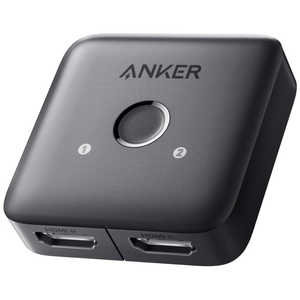 アンカー Anker Japan HDMI Switch (2-in-1 Out 4K HDMI) Gray A83H10A1