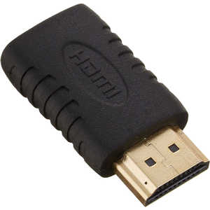 SSAサービス HDMI変換コネクタ [HDMI オス→メス miniHDMI] ブラック [HDMI⇔miniHDMI /スタンダードタイプ] SHDMMIHF