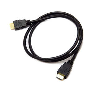 SSAサービス HDMIケーブル 2.0 ブラック [1m /HDMI⇔HDMI /スタンダードタイプ /4K対応] SHDMI1M2