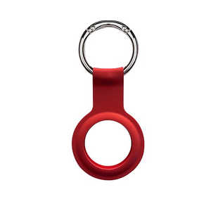 BELEX AirTag silicon Key Ring(エアタグ シリコンキｰリング) レッド DEVIA BLDVAT01RD