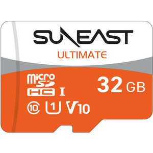 SUNEAST microSDHC カード ULTIMATE Orange Series  SUNEAST ULTIMATE (32GB) SE-MSDU1032E095