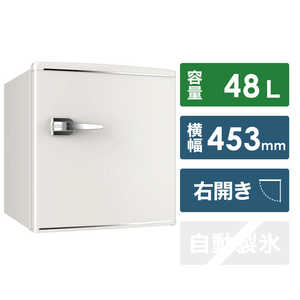 ウィンコド レトロ冷蔵庫 TOHO TAIYO ホワイト [1ドア /右開きタイプ /48L] RT-148W