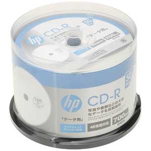 HP 1~48倍速対応 デｰタ用CD-Rメディア (700MB･50枚) CDR80CHPW50PA