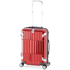 ディパーチャー スーツケース ハードキャリー ジッパータイプスーツケース ジッパータイプ 宿泊目安：2～3日間 33L 後輪ストッパー TSAロック搭載シャイニングレッド HD-502S-223