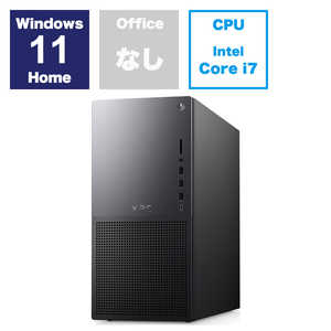 DELL　デル デスクトップパソコン デスクトップパソコン XPS 8960 ［intel Core i7 /メモリ：16GB /HDD：2TB /SSD：512GB］ グラファイト DX90DNLC