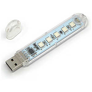 ルートアール マルチカラー5灯 USB LED スティックライト RL-ST5RGB