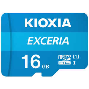 KIOXIA キオクシア microSDXC/SDHC UHS-1 メモリーカード 16GB R100 KMU-A016G