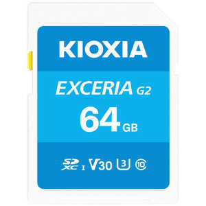 KIOXIA キオクシア SDXCカード EXCERIA データ復旧サービス付き (Class10/64GB) KSDU-B064GBK