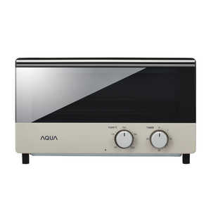 アクア　AQUA オーブントースター 1200w/食パン４枚 グレージュ  AQT-WS14P-H