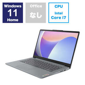 レノボジャパン　Lenovo ノートパソコン IdeaPad Slim 3i Gen 8 [14.0型 /Win11 Home /Core i7 /16GB /512GB] アークティックグレー 83EL003DJP