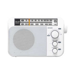 アイワ　AIWA ホームラジオ ホワイト [ワイドFM対応 /AM/FM] AR-A20W