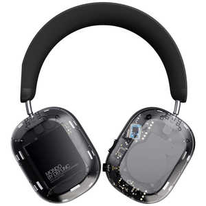 MONDO BY DEFUNC ブルートゥースヘッドホン Over Ear トランスペアレント [ノイズキャンセリング対応 /Bluetooth対応] M1002