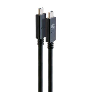 GOPPA 1.3m[USB-C ⇔ USB-C]映像用ケーブル 充電 USB PD対応 60W ブラック GP-CCDP3A13M/B