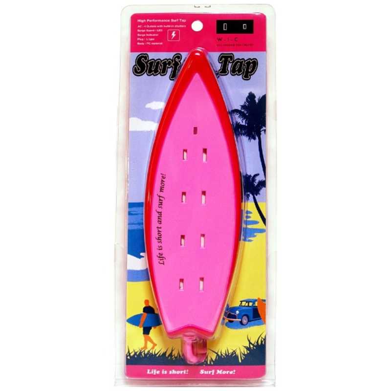 ファーゴ ファーゴ SURF TAP(サーフタップ) W-I-C ピンク PT406PK [1.5m /4個口 /スイッチ無] PT406PK PT406PK