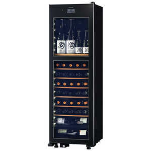 さくら製作所 氷温冷蔵機能付き 日本酒＆ワインセラー 氷温 M2シリーズ 黒 [63本 /右開き] LX63DM2Z-RH-B