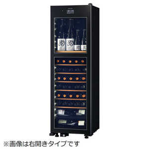 さくら製作所 氷温冷蔵機能付き 日本酒＆ワインセラー 氷温 M2シリーズ 黒 [63本 /左開き] LX63DM2Z-LH-B