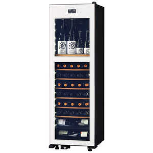 さくら製作所 氷温冷蔵機能付き 日本酒＆ワインセラー 氷温 M2シリーズ 白 [63本 /右開き] LX63DM2Z-RH-W
