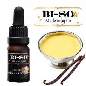 BISO 電子たばこ用リキッド バニラカスタードクリーム 「BI-SO」（10ml）　LV-9102-040 LV9102040