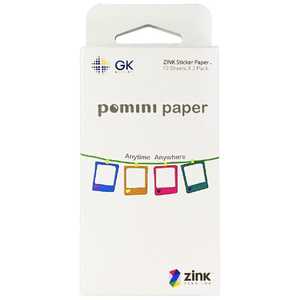 GK pomini用ポミニ専用用紙 シールタイプ(30枚入) GK12300.JPN