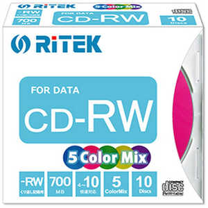 RITEK CD-RW700.MIX10P A データ用CD-RW [10枚/700MB] CDRW700MIX10PA