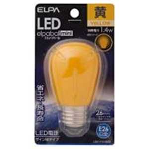 ELPA LED装飾電球 サイン球形 LEDエルパボールmini ホワイト [E26 /黄色 /1個] LDS1Y-G-G903