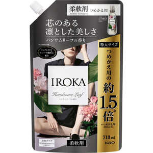 花王 IROKA(イロカ)つめかえ用 スパウト 710mL ハンサムリーフの香り 