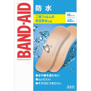 KENVUE BAND-AID(バンドエイド)救急絆創膏 防水 Mサイズ 40枚 