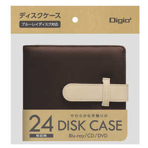 ナカバヤシ Blu-ray対応ディスクケース 24枚収納 BD09224BR