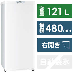 三菱　MITSUBISHI 冷凍庫 Uシリーズ 1ドア 右開き 121L MF-U12G-W ホワイト