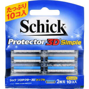 シック Schick（シック） プロテクター 3Dシンプル替刃10個入 〔ひげそり〕 