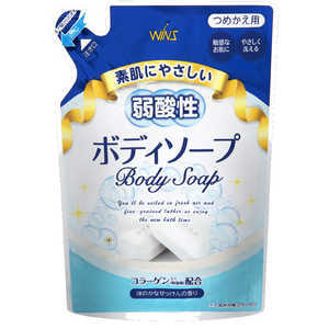 日本合成洗剤 ウインズ 弱酸性ボディソープ 石鹸の香り 400ml 