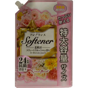 日本合成洗剤 フレグランスソフター フローラル 詰替用 特大容量サイズ 1080ml 