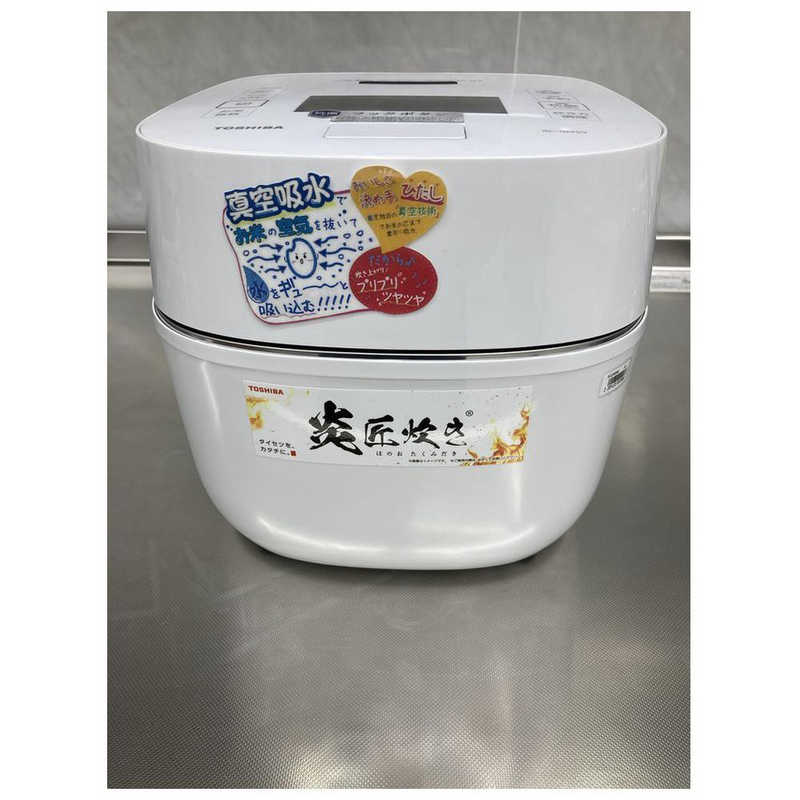東芝　TOSHIBA 東芝　TOSHIBA 炊飯器 5.5合 真空圧力IH 炎匠炊き グランホワイト RC-10VSV(W) RC-10VSV(W)
