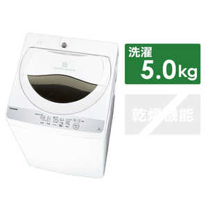 東芝　TOSHIBA 全自動洗濯機 グランホワイト AW-5G6-W