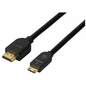 ソニー　SONY HDMI変換・延長プラグ ブラック [1.5m /HDMI⇔miniHDMI /スタンダードタイプ /4K対応] DLC-HEM15