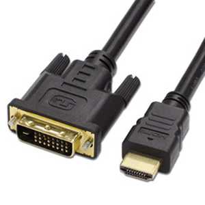 アイネックス 映像変換ケーブル シングルリンク ブラック [HDMI⇔DVI /2m] AMC-HD20DVI